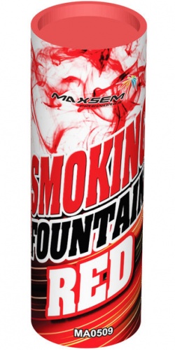 Цветные дымы SMOKING FOUNTAIN RED 1,75"